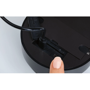 Настенный аккумуляторный светильник Zorik с датчиком, чёрный