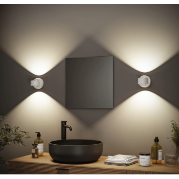 Настенный аккумуляторный светильник Zorik с датчиком, белый