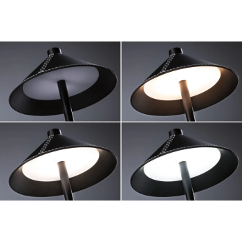 Аккумуляторный светильник Pellini, чёрного цвета, 370×150 мм