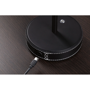 Akumulatora gaismeklis Pellini, melnā krāsā, 370×150 mm