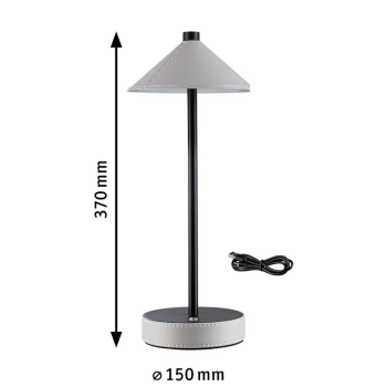 Akumulatora gaismeklis Pellini, smilšu krāsa, 370x150 mm