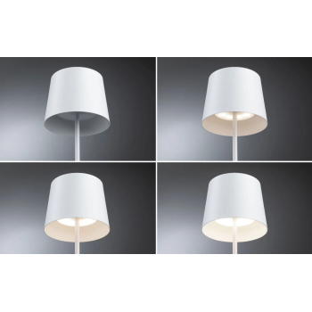 Akumulatora gaismeklis Gilo, balta