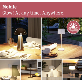 Аккумуляторный светильник Gilo, белый