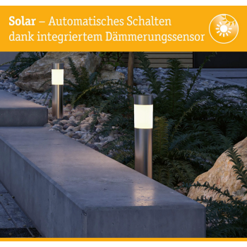 Iesmeļams gaismeklis Layra ar saules bateriju