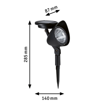 Iedurams gaismeklis Solena ar saules bateriju