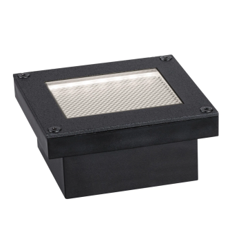 Iebūvējamais gaismeklis Domenic ar saules bateriju, 80×80 mm