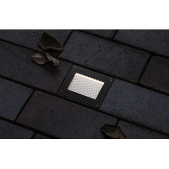 Iebūvējamais gaismeklis Domenic ar saules bateriju, 80×80 mm