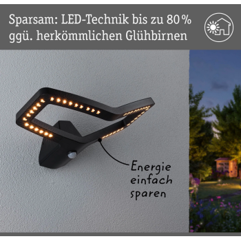 Āra sienas lampa Alara 10W - draudzīga kukaiņiem