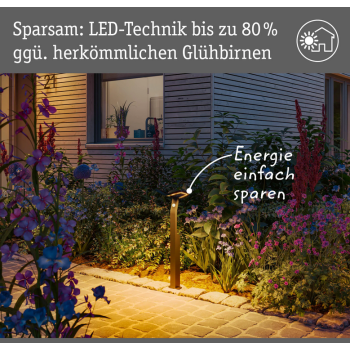 Наружный напольный светильник Alara 10W - безопасный для насекомых