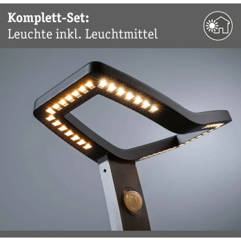 Напольный уличный светильник Alara 10W с датчиком движения