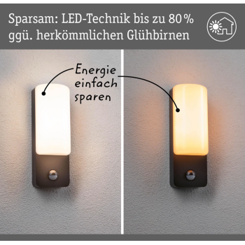 Āra sienas lampa Bonnie 8,5W - draudzīga kukaiņiem