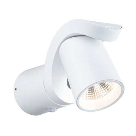 Sienas gaismeklis Cuff 10W ar kustības sensoru, balts