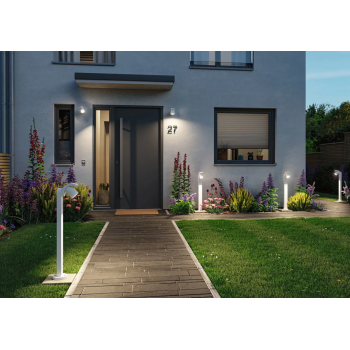 Sienas gaismeklis Cuff 10W ar kustības sensoru, balts