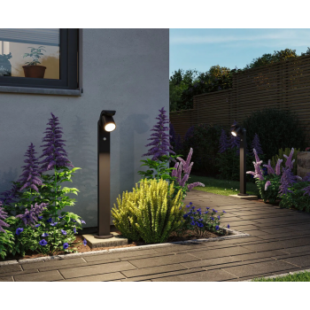 Напольный светильник Cuff 10 Вт с датчиком движения, черный