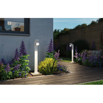 Напольный светильник Cuff 10W с датчиком движения, белый