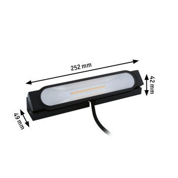 Iebūvējamā lampa Ito 6W 70°, 252x49 mm
