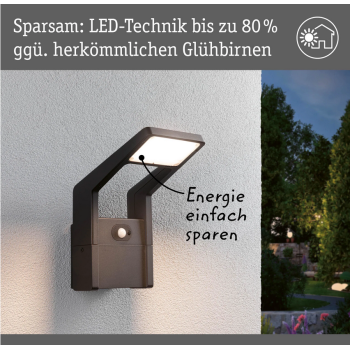 Sienas gaismas Juntea 11W ar kustības sensoru