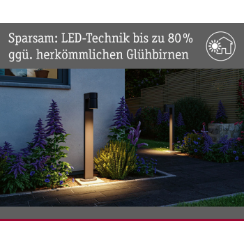 Наземный светильник Kimu 7,8W, безопасный для насекомых