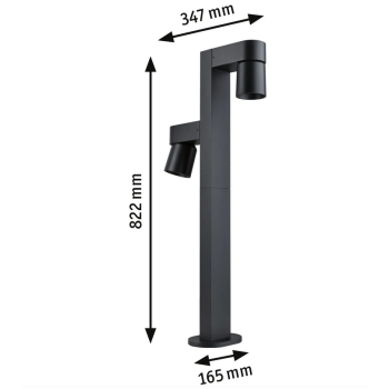 Stāvlampa Kimu 2x8W