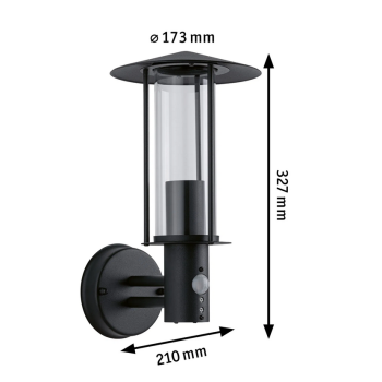 Настенный светильник Classic 15W с датчиком движения