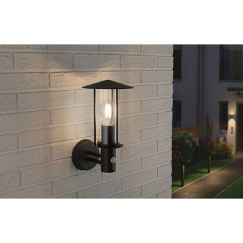 Sienas gaismeklis Classic 15W ar kustības sensoru