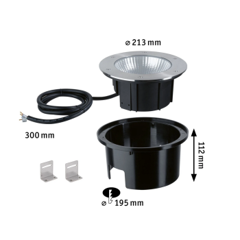 Iebūvējamā lampa Durea 12,5W