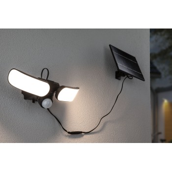 Sienas gaismeklis Sonlig 2x9 W ar saules bateriju un kustības sensoru