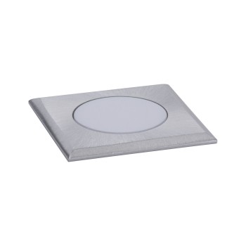 Iebūvējamais gaismeklis 2W, 20 lm, kvadrātveida