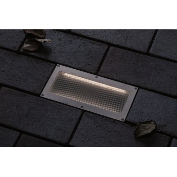 Встраиваемый светильник Brick, 1 Вт, безопасный для насекомых, 200 × 100 мм.