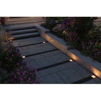 Iebūvējamais gaismeklis Brick 1W, draudzīgs kukaiņiem, 100 × 100 mm