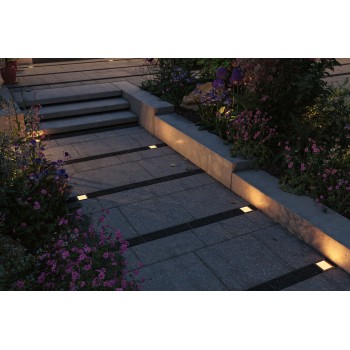 Iebūvējamais gaismeklis Brick 1W, draudzīgs kukaiņiem, 100 × 100 mm