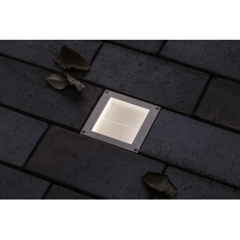 Iebūvējamais gaismeklis Brick 1W, draudzīgs kukaiņiem, 100 × 100 mm