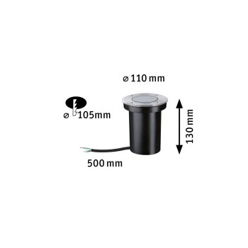 Встраиваемый светильник Floor, мощность 10 Вт.