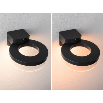 Sienas lampa 12,5W draudzīga kukaiņiem, melnā krāsā