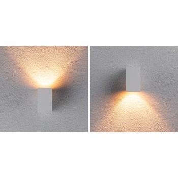 Sienas gaismas Flame 4W, draudzīgs kukaiņiem, baltā krāsā