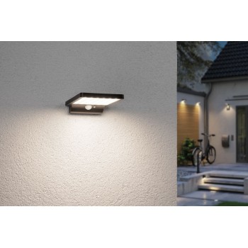 Sienas gaismeklis Solveig ar saules bateriju un kustības sensoru