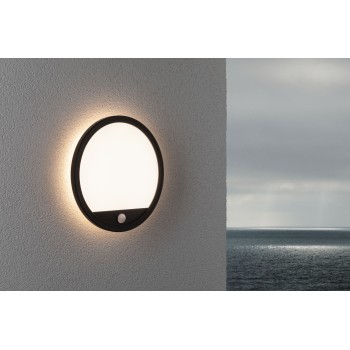 Настенный светильник Lamina Backlight 14,5 Вт с датчиком движения, черного цвета
