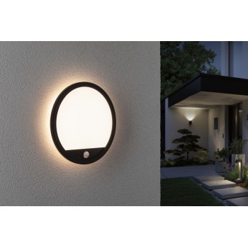 Sienas gaismeklis „Lamina Backlight“ 14,5 W ar kustības sensoru, melnā krāsā